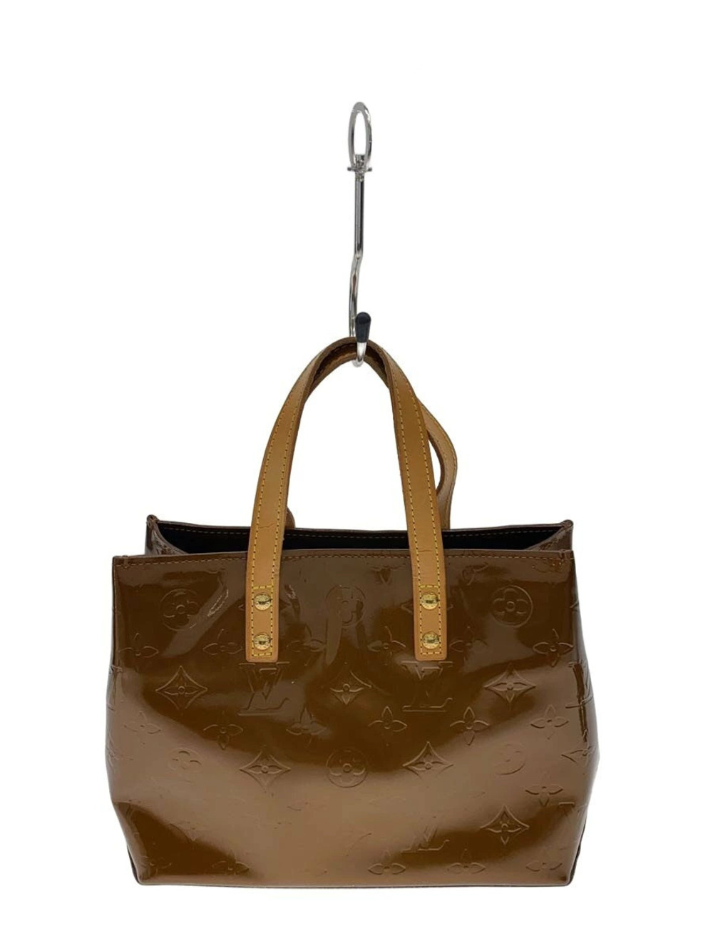 LOUIS VUITTON Lead Monogram Vernis Enamel Brown Monogram